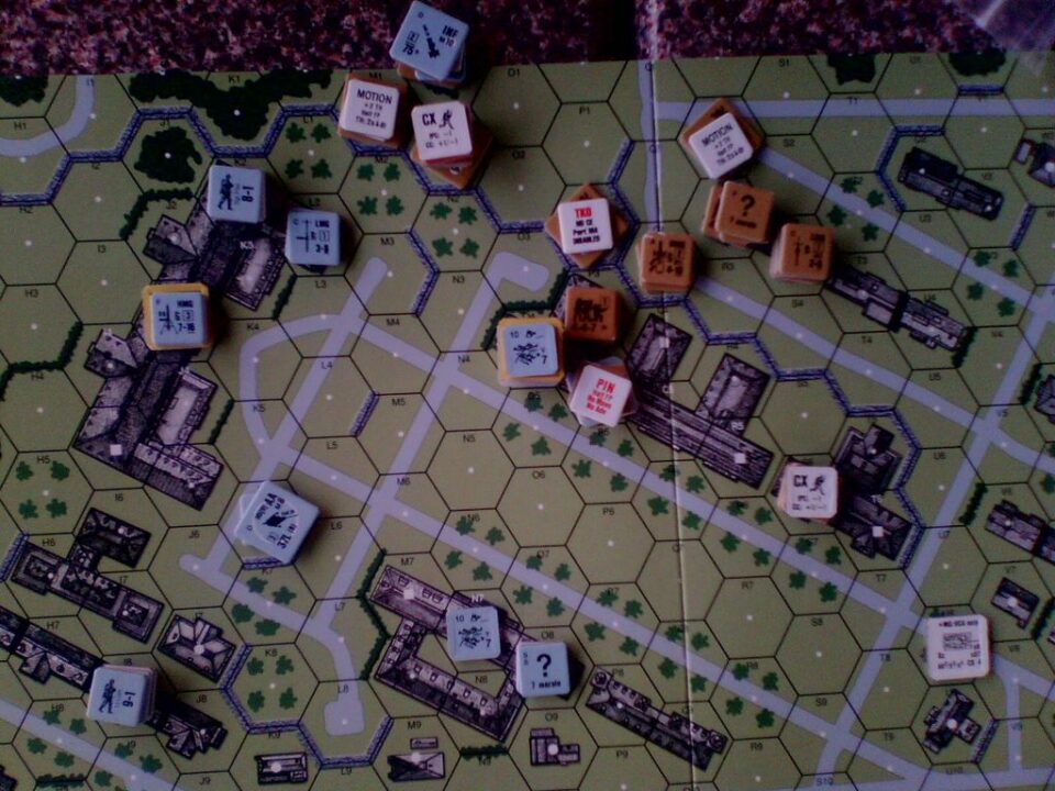 Advanced Squad Leader - High Tide at Heiligenbeil. Situation at the end of Russian turn 3 - Credit: Lincoln789