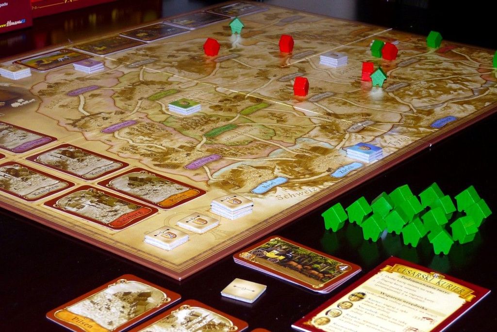 Thurn and Taxis - Our first 2-player game. - Credit: dinaddan