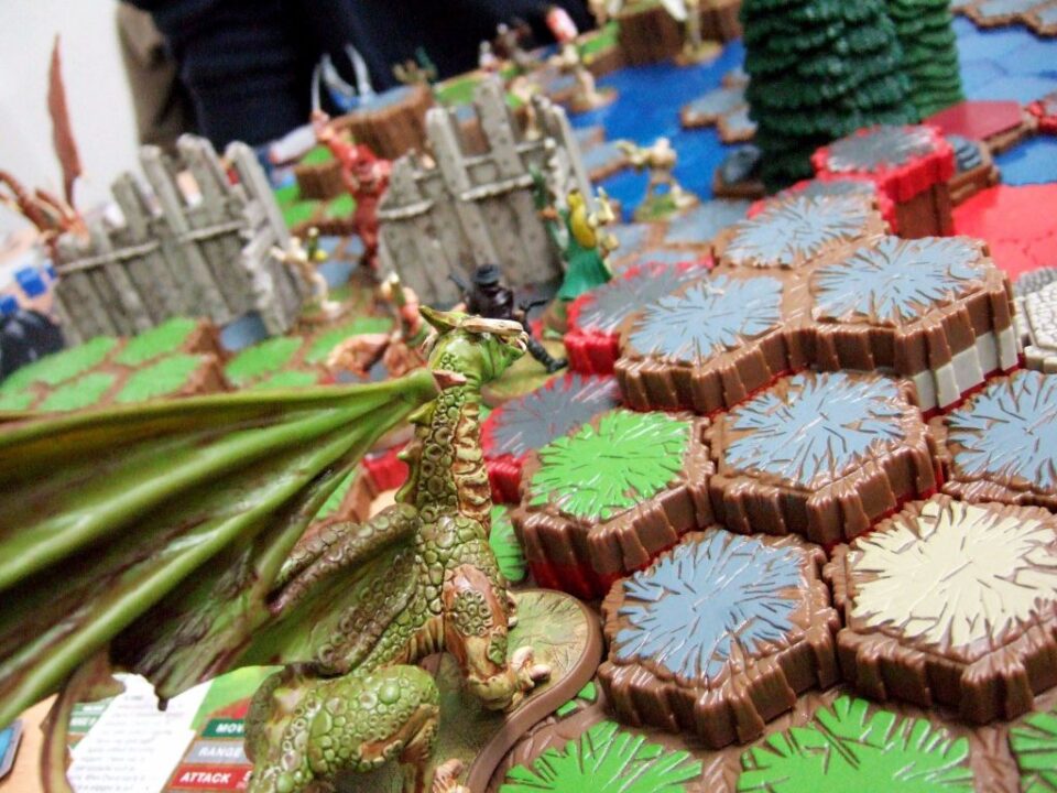 Heroscape Master Set: Rise of the Valkyrie - Dragon's view. - Credit: moonblogger