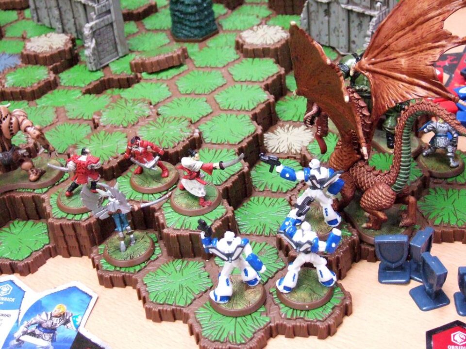 Heroscape Master Set: Rise of the Valkyrie - Swords vs. Guns - Credit: moonblogger