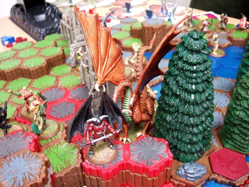 Heroscape Master Set: Rise of the Valkyrie - The Dragon has landed. - Credit: moonblogger