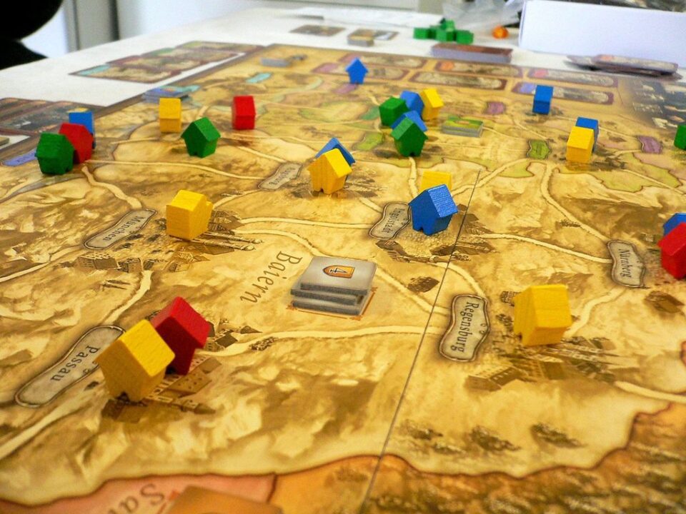 Thurn and Taxis - Four player game. On April 29, 2006. - Credit: moonblogger