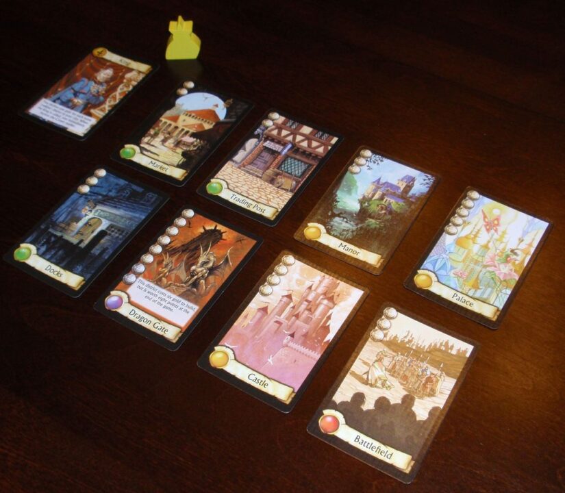 Citadels - The King is the first to eight buildings and wins with 34 points. - Credit: steckman