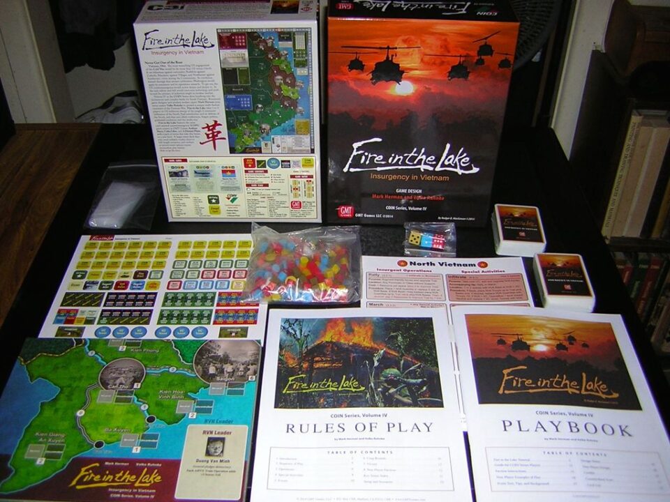 Fire in the Lake - Fire in the Lake - Insurgency in Vietnam by GMT Games. COIN Series, Volume IV - Credit: rexbinary