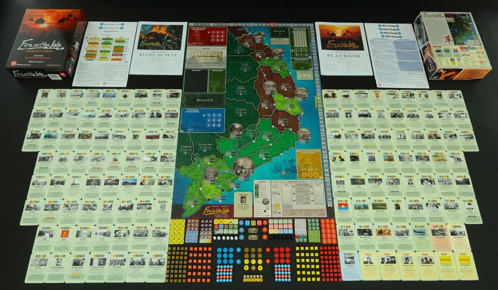 Fire in the Lake - Fire in the Lake, Insurgency in Vietnam, GMT Games, Components - Credit: FortyOne