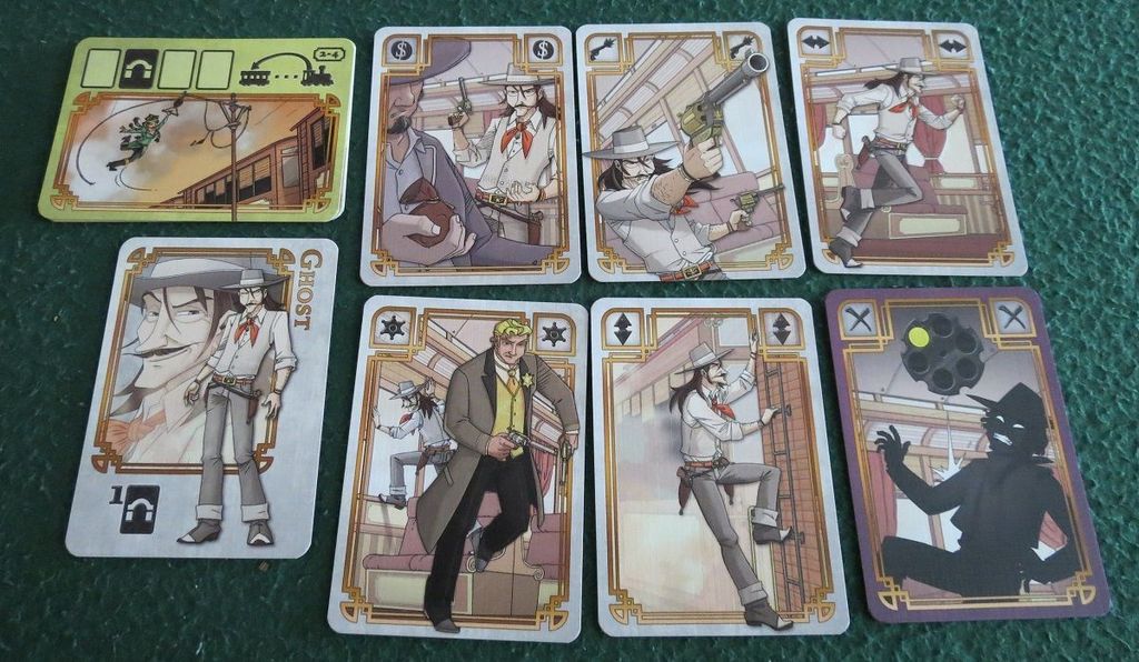 Colt Express - Ghost’s hand of cards — been shot once. - Credit: The Innocent