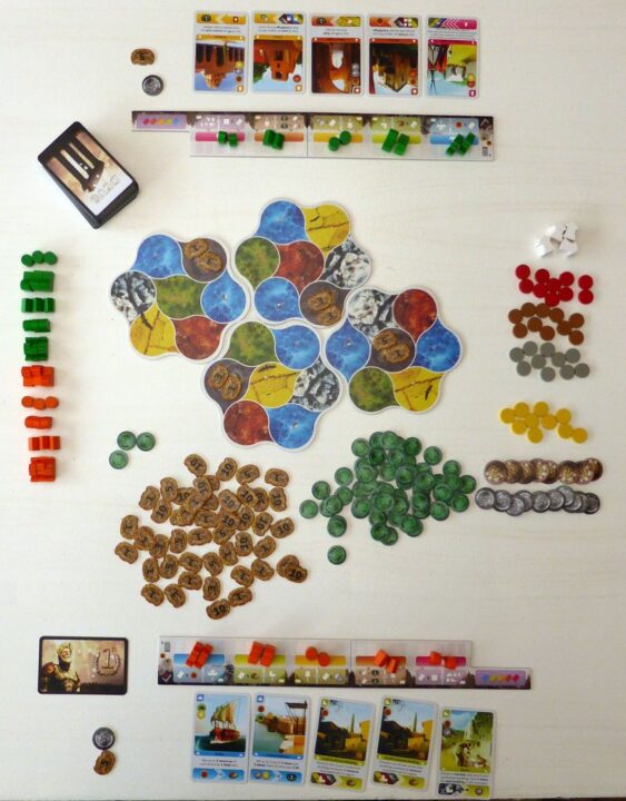 Deus - starting the game: 2 players - Credit: fabricefab