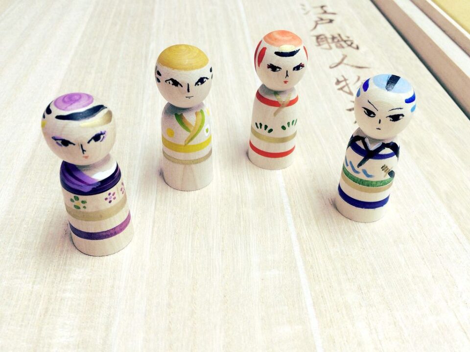 IKI - Handmade wooden Kokeshi dolls: Kickstarter Collector's Complete Edition - Credit: moonblogger