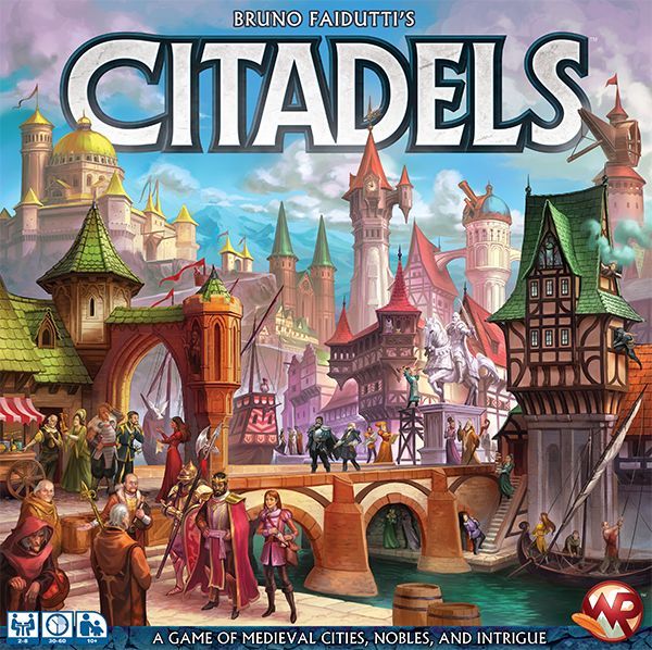 Citadels - Citadels, Windrider Games, 2016 — front cover (image provided by the publisher) - Credit: W Eric Martin