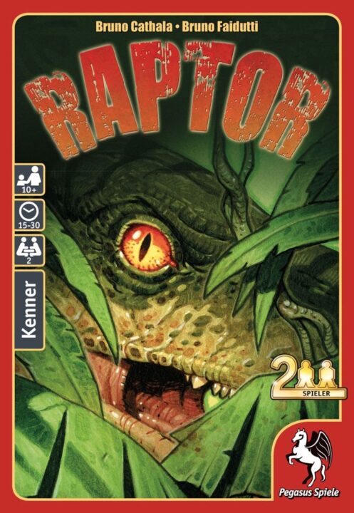 Raptor - Raptor, Pegasus Spiele, 2016 — front cover (image provided by the publisher) - Credit: W Eric Martin