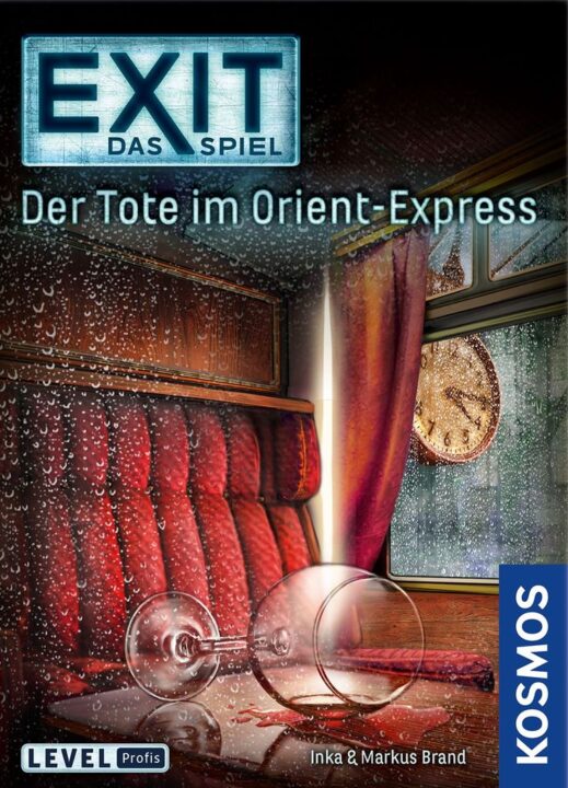 Exit: The Game – Dead Man on the Orient Express - EXIT: Das Spiel – Der Tote im Orient-Express, KOSMOS, 2017 — front cover (image provided by the publisher) - Credit: W Eric Martin