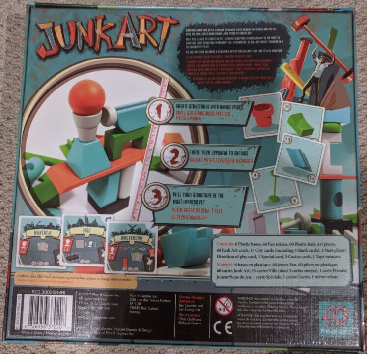 Junk Art - Junk Art - Multi (FR-EN) 2017 - back - Credit: GameSnake