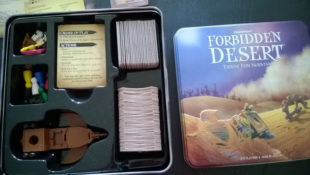 Forbidden Desert - Still in box - Credit: Skombie