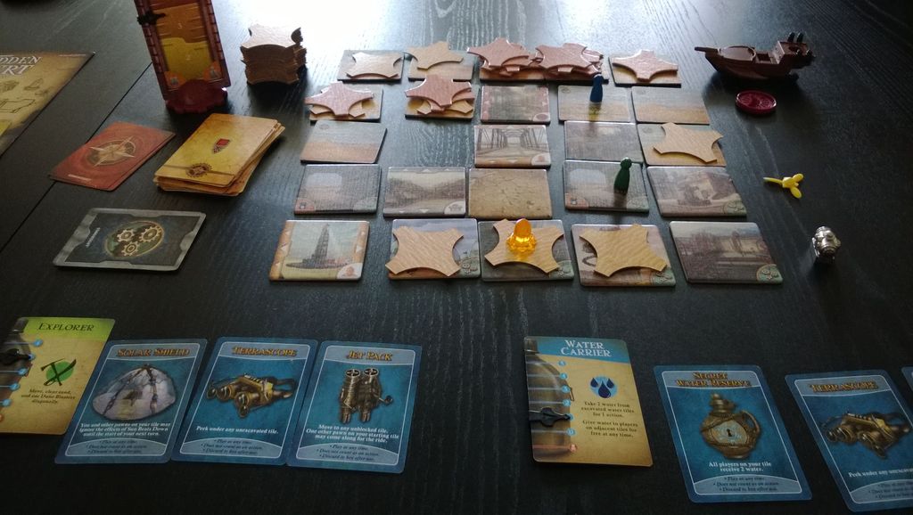 Forbidden Desert - Mid Game - Credit: Skombie