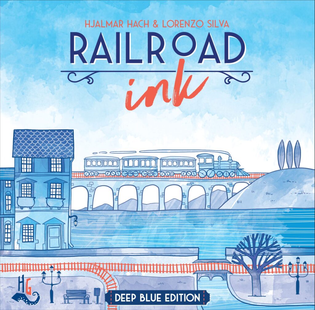 Railroad Ink: Deep Blue Edition: Box Cover Front