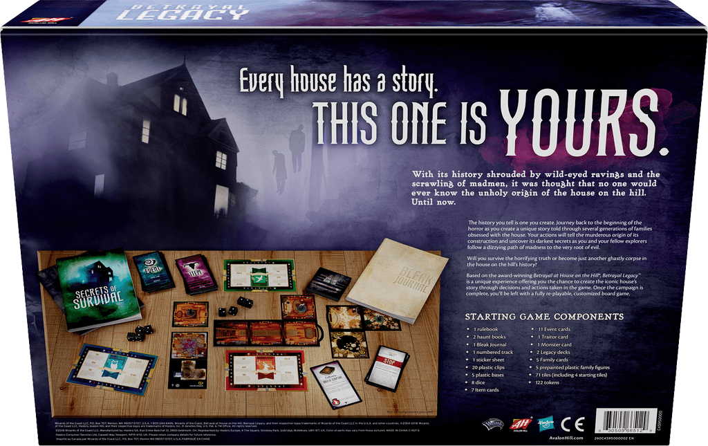 Betrayal Legacy - Betrayal Legacy, Avalon Hill, 2018 (image provided by the publisher) - Credit: W Eric Martin