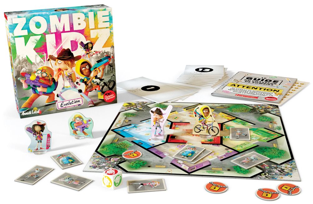 Zombie Kidz Evolution - Zombie Kidz Évolution, Le Scorpion Masqué, 2018 — components (image provided by the publisher) - Credit: W Eric Martin