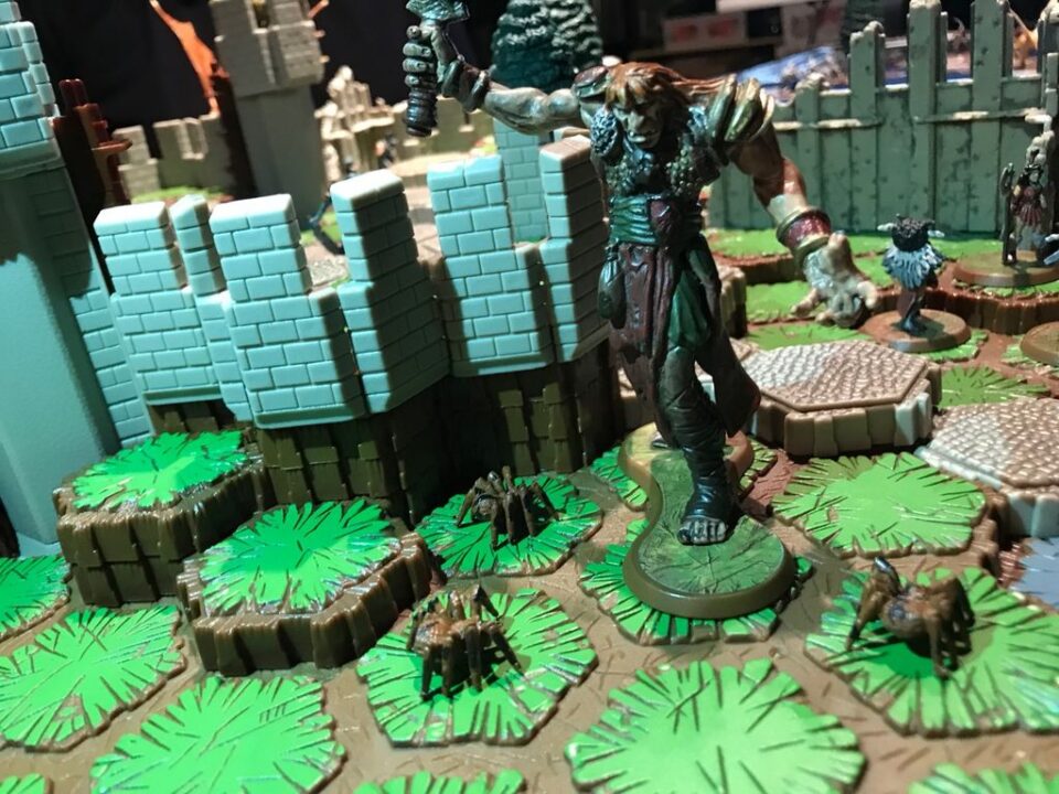 Heroscape Master Set: Rise of the Valkyrie - Jotun vs Spiders - Credit: doverboy