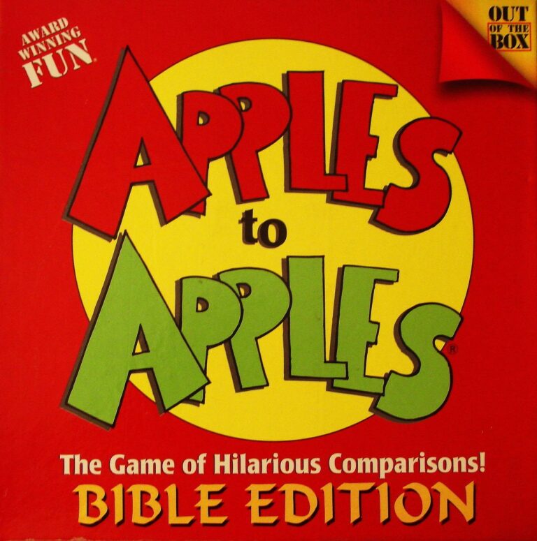 Apples to Apples: Bible Edition cover