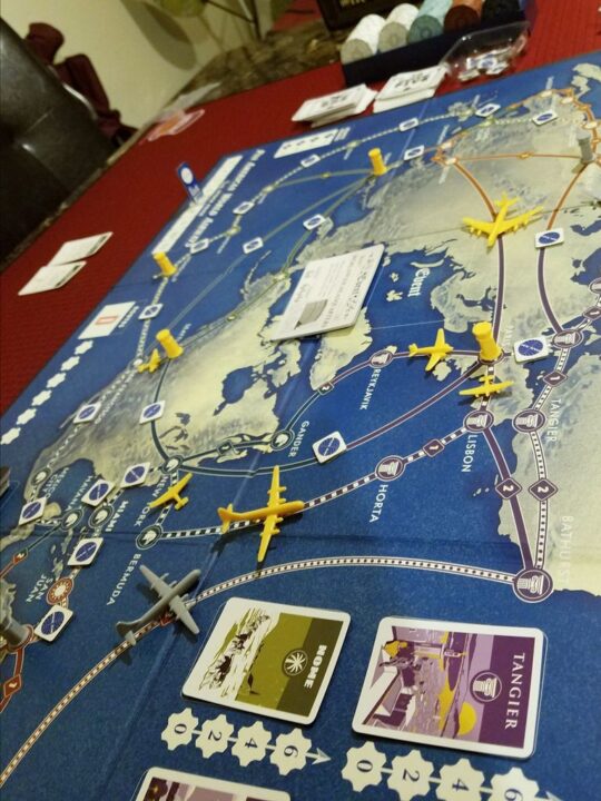 Pan Am - We're competing to see who will have the best airline in the Pan Am board game! ✈️ - Credit: Johnny Dangerously