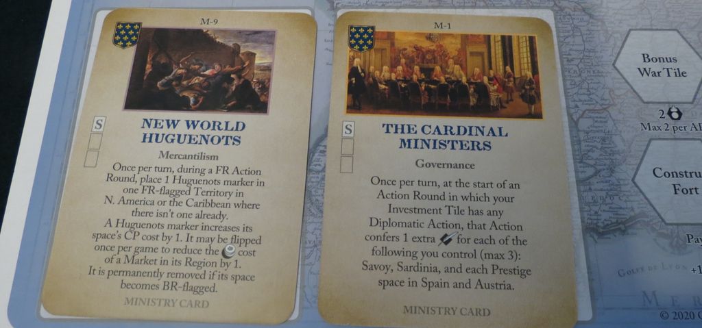 Imperial Struggle - Ministry cards guide your decisions with a dash of asymmetry. - Credit: The Innocent