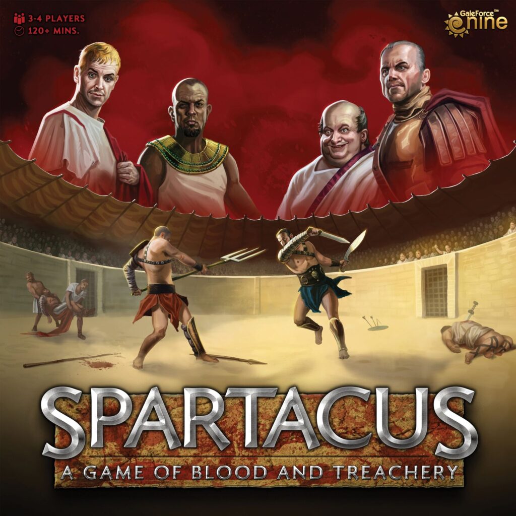 Spartacus: A Game of Blood and Treachery: Box Cover Front