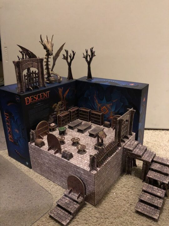 Descent: Legends of the Dark - all terrain pieces - Credit: ToPang