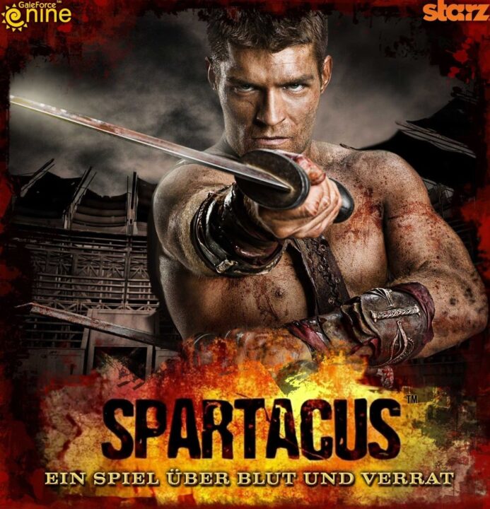 Spartacus: A Game of Blood and Treachery - Box Art front German/Deutsch - Credit: Ibaa