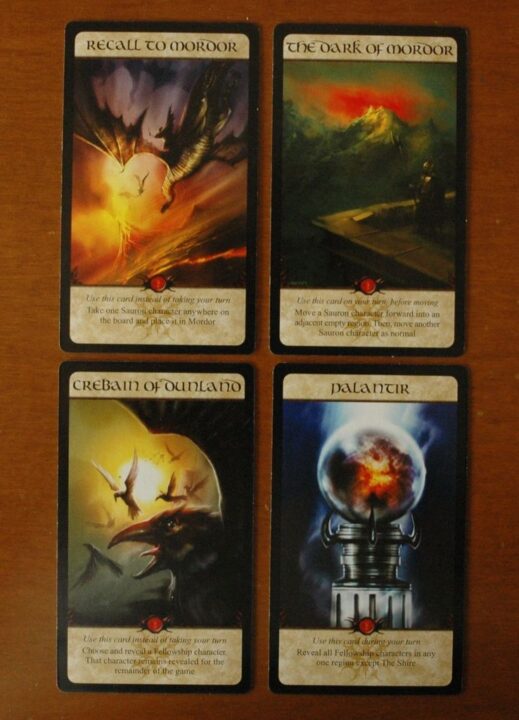 Lord of the Rings: The Confrontation - Sauron's special cards
 - Credit: psofimir