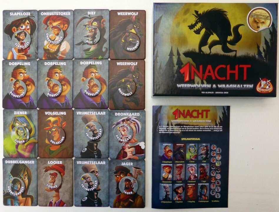 One Night Ultimate Werewolf - what's in the Dutch version of the game? - Credit: fabricefab