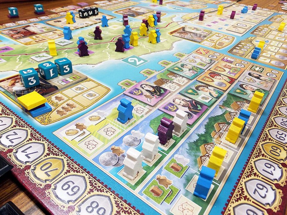 Madeira - A three player game in progress. - Credit: moonblogger