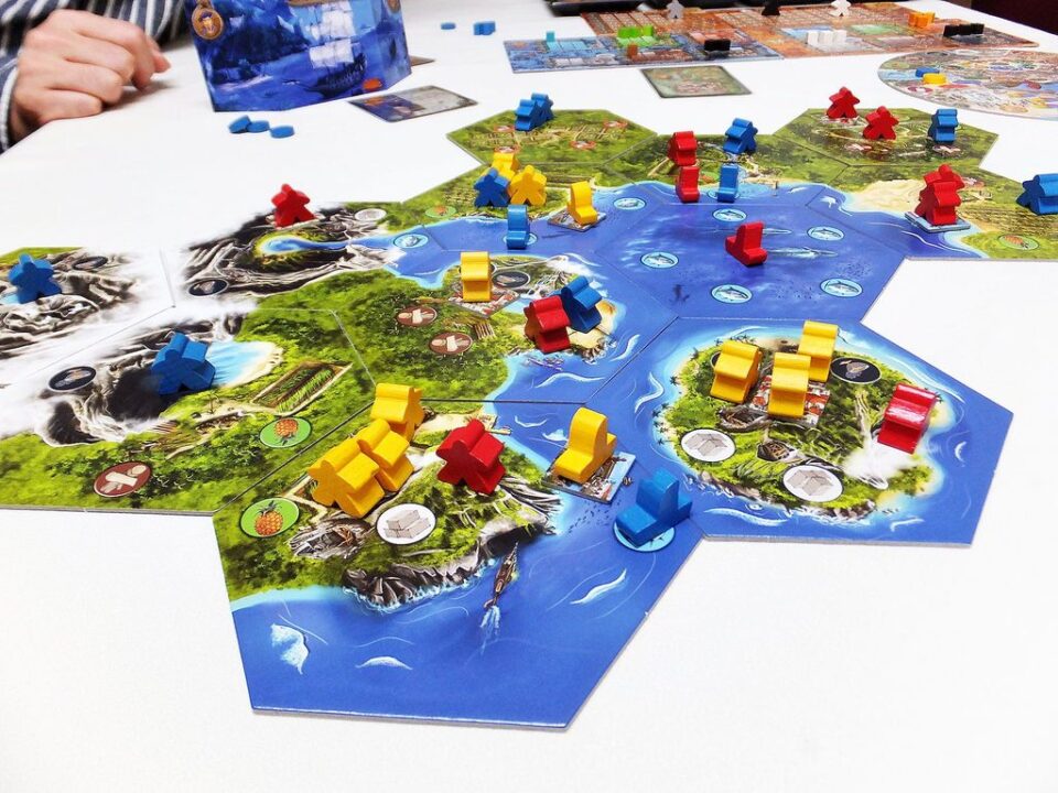 Archipelago - A three player game in progress. - Credit: moonblogger