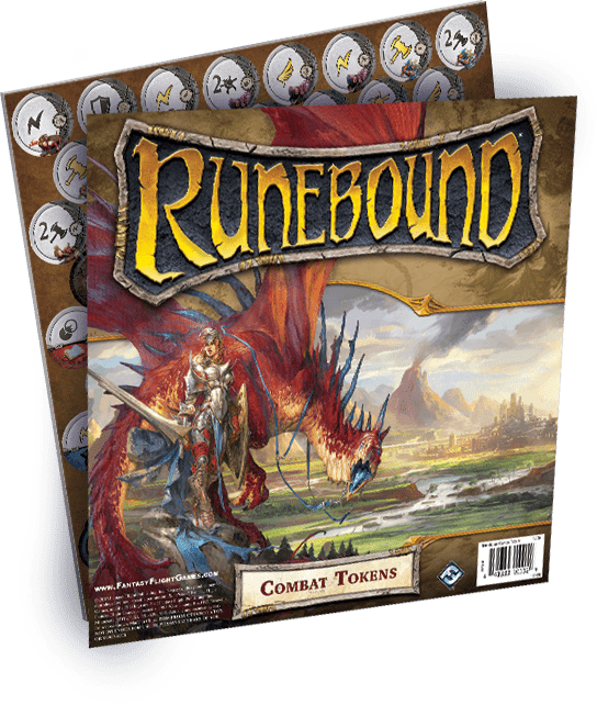 Runebound (Third Edition) - Runebound - combat tokens - Credit: CristiQ