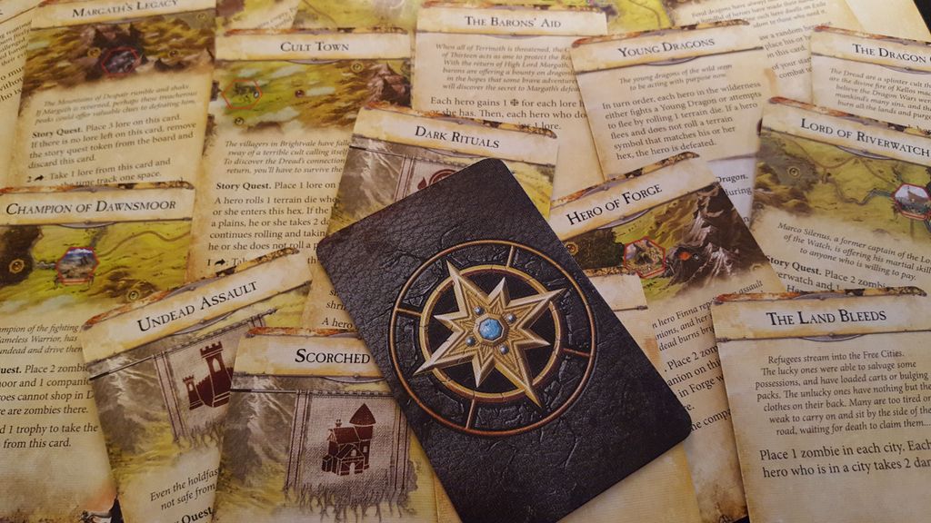 Runebound (Third Edition) - Adventure cards - Credit: Iliad_Keys