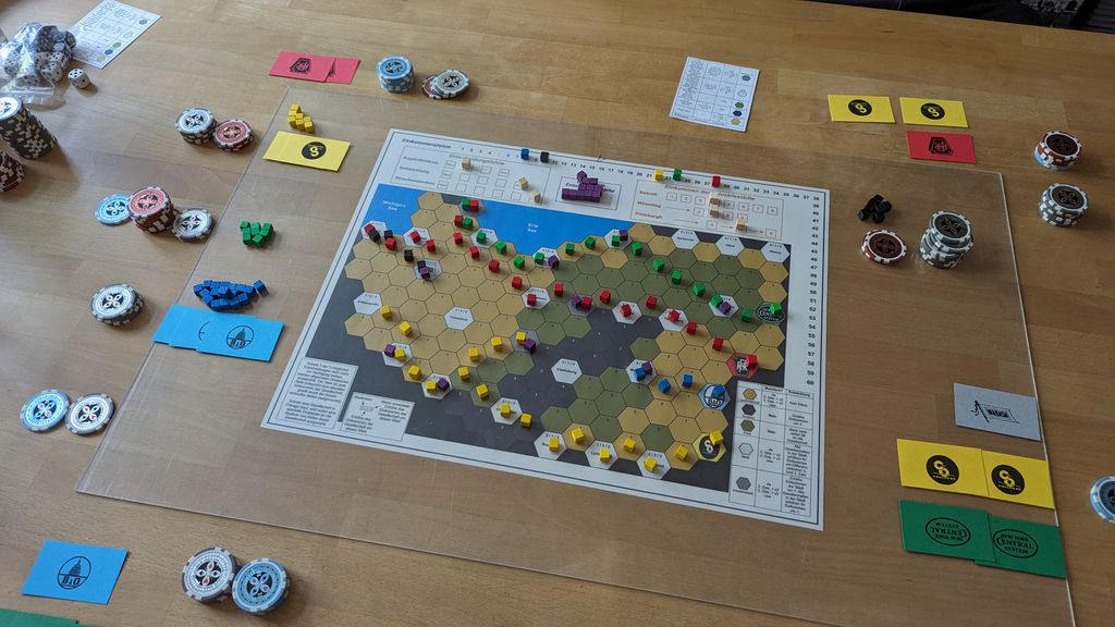 Wabash Cannonball - End of a 4 player game - Credit: d0gb0t