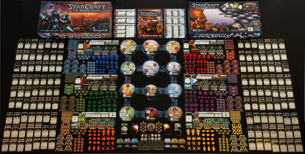 StarCraft: The Board Game - Starcraft: The Board Game, Fantasy Flight Edition, components - Credit: FortyOne