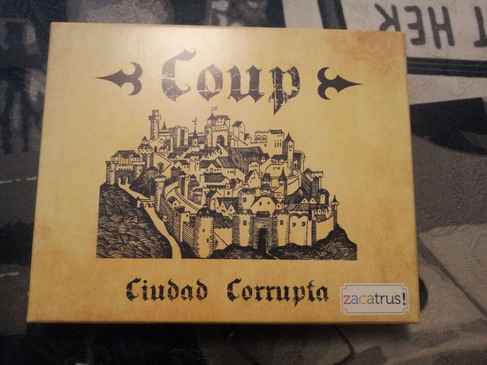 Coup - Portrait of the Spanish version of the game made by Zacatrus with permission from the author. - Credit: itus