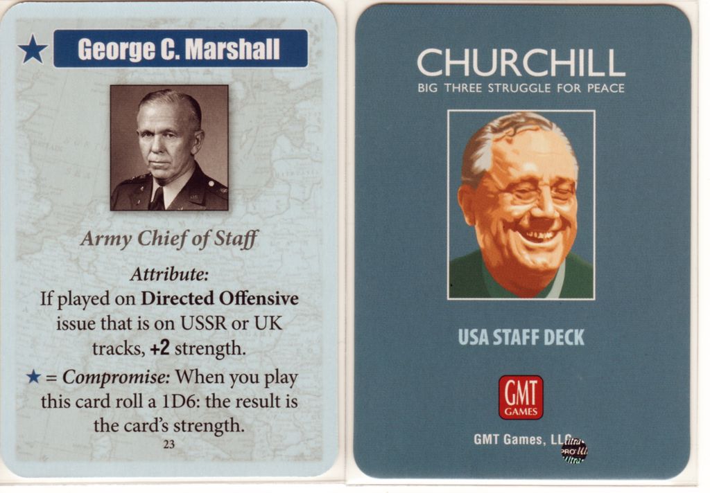 Churchill - USA Staff example card - Credit: jlele