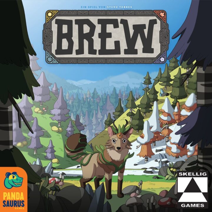 Brew - Brew,  Skelling Games / Pandasaurus Games, 2021 — front cover (image provided by the publisher) - Credit: W Eric Martin