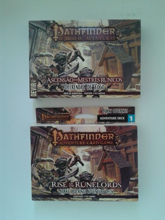Pathfinder Adventure Card Game: Rise of the Runelords – Base Set - Path 1 - Credit: pfrsantos