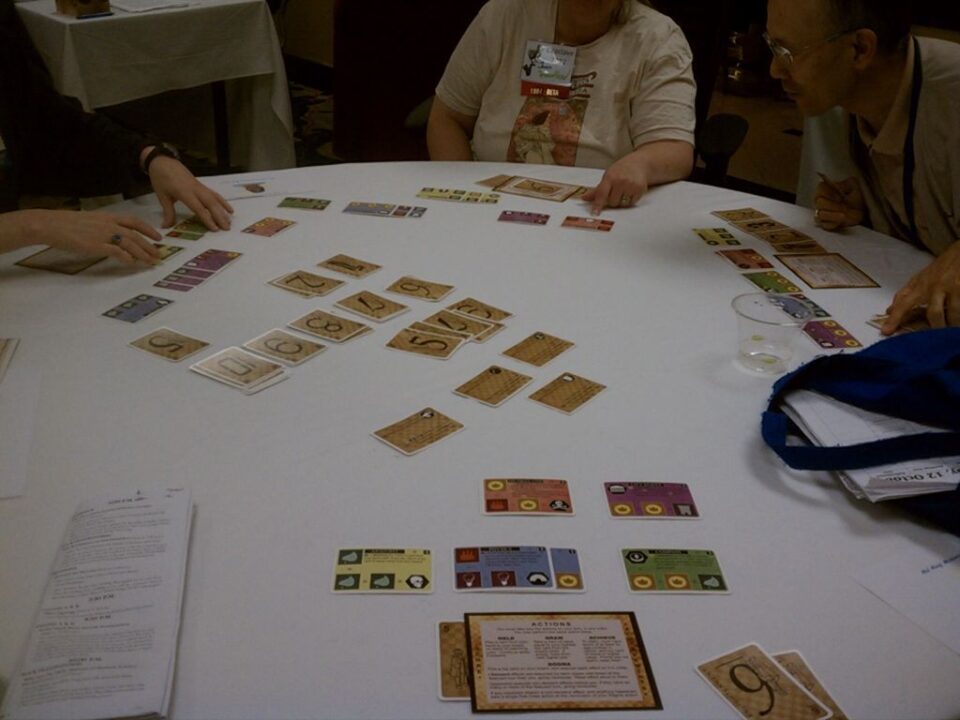Innovation - I was all set to buy this game and so was excited that I would get to try it out at Capclave. Very glad I did, as it almost put me to sleep. This is one boring game. - Credit: HokieGeek
