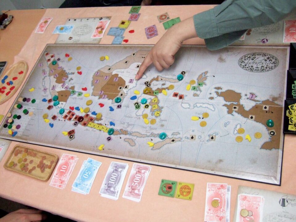 Indonesia - This photo was taken at my game room on March 4, 2006, where I played my first game of Indonesia (1st edition) with my friends. - Credit: moonblogger