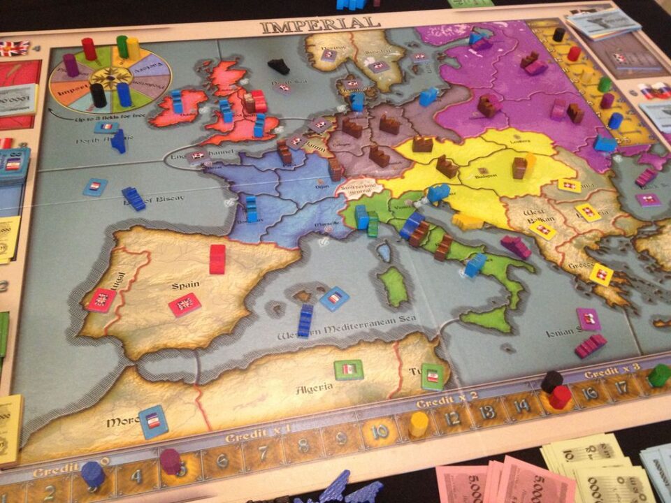 Imperial - Situation of the countries at the final moves. - Credit: Morillas