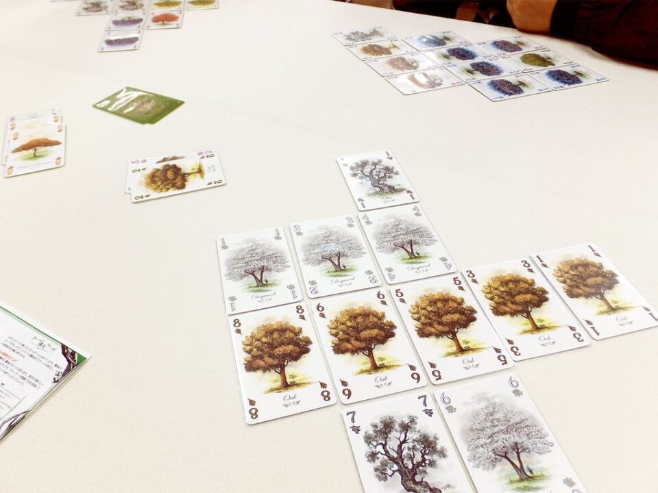 Arboretum - Near the end of a four player game. 
 - Credit: moonblogger