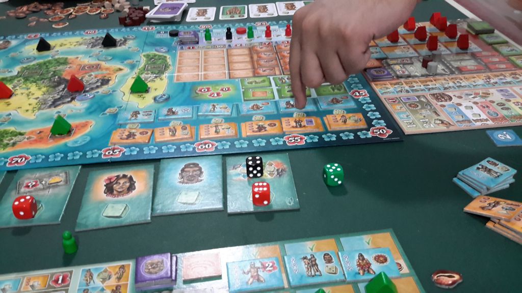 Bora Bora - Our first time playing Bora Bora, I think we mixed up all the rules. - Credit: aldoojeda