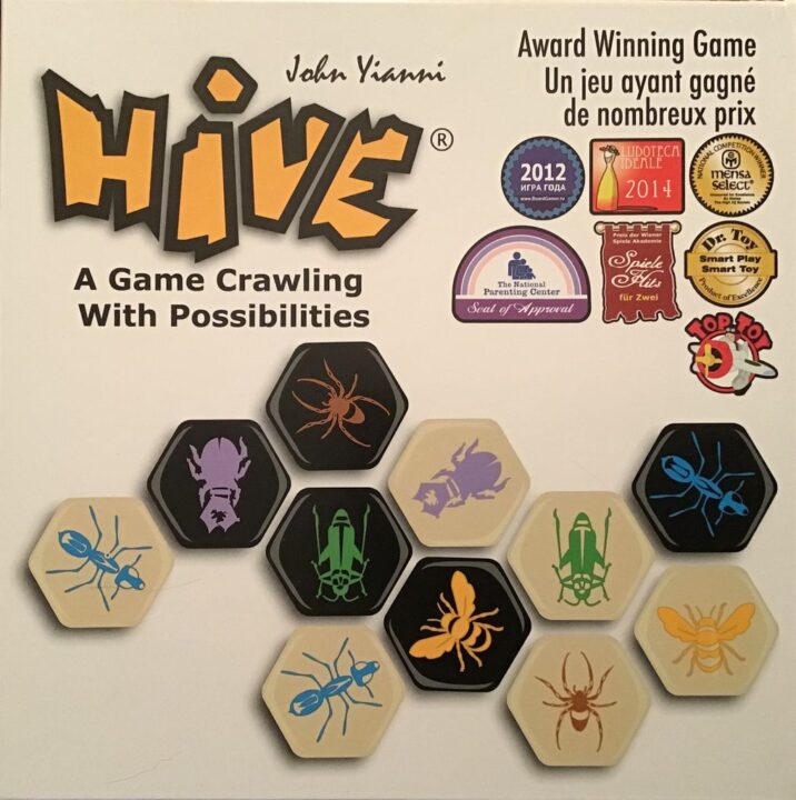 Hive - Hive 2017 English/French edition (box cover, with 7 awards) - Credit: GameSprite