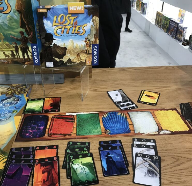 Lost Cities - Lost Cities, KOSMOS, 2019 — new edition w/ six expeditions at NY Toy Fair 2019 - Credit: W Eric Martin