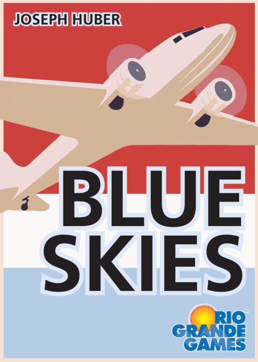 Blue Skies - Blue Skies, Rio Grande Games, 2020 — front cover (image provided by the publisher) - Credit: W Eric Martin