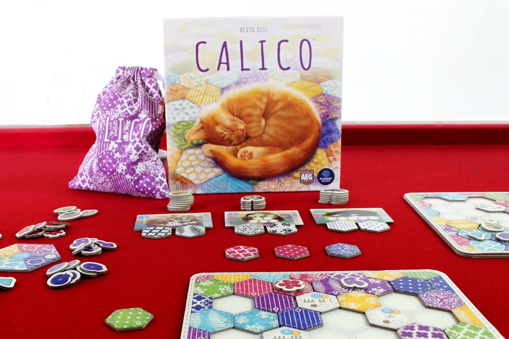 Calico - Components of the game. - Credit: aldoojeda