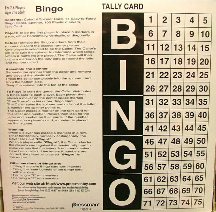 Bingo -  - Credit: Gialmere